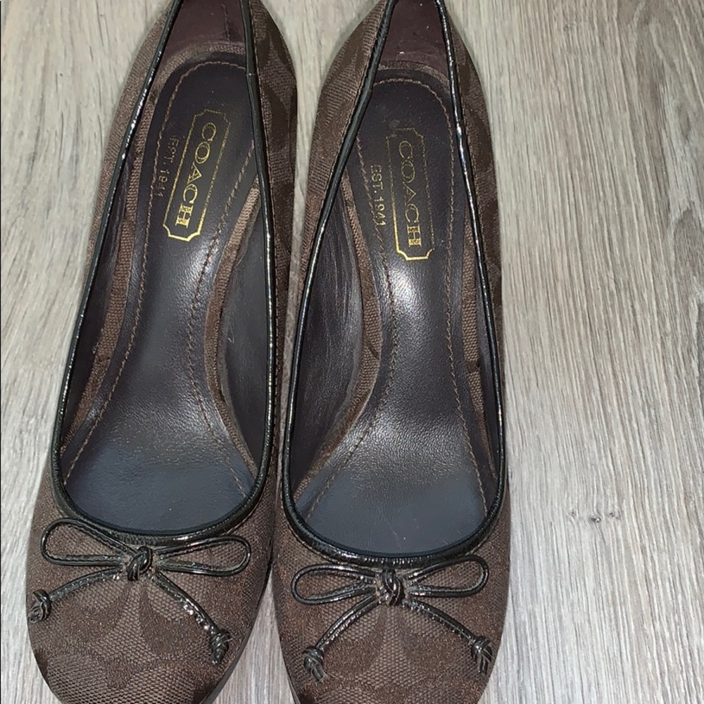 Like New: Coach Wedge Shoes